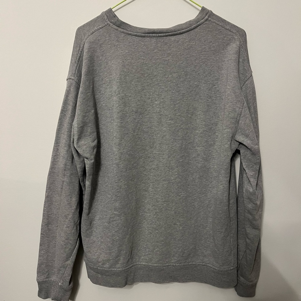 Alexander McQueen Gray Men's Sweater Bird neck Design image 4